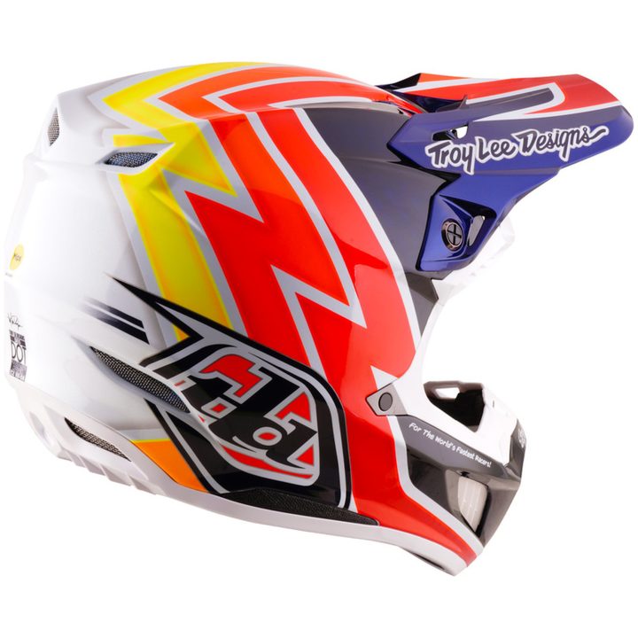 Hjelm SE5 Carbon MIPS Boltz Marineblå Hvid TROY LEE DESIGNS XS – billede 5
