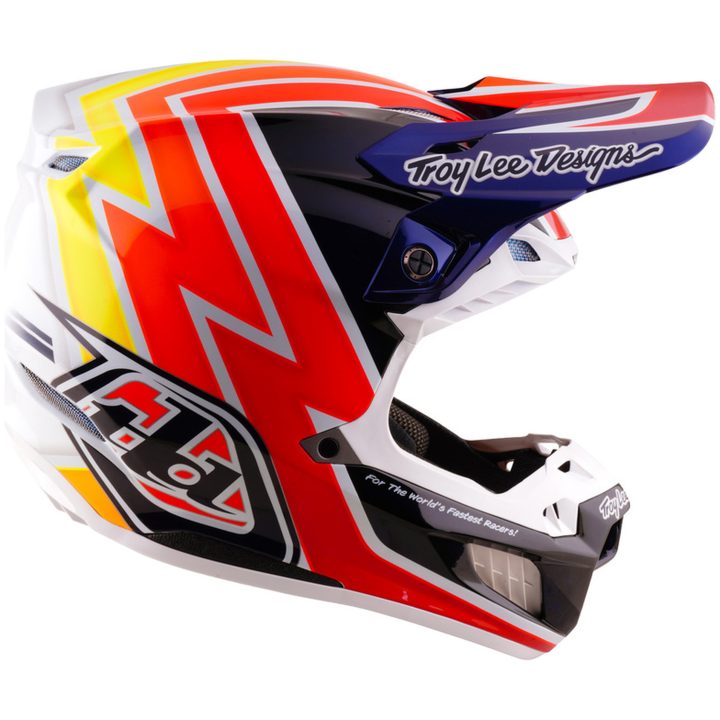 Hjelm SE5 Carbon MIPS Boltz Marineblå Hvid TROY LEE DESIGNS XS – billede 6