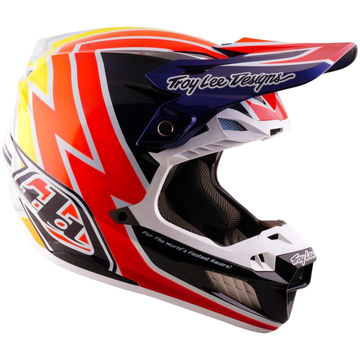 Hjelm SE5 Carbon MIPS Boltz Marineblå Hvid TROY LEE DESIGNS XS – billede 7