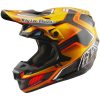 Hjelm SE5 Carbon Mips Sort Guld TROY LEE DESIGNS M – miniature 1