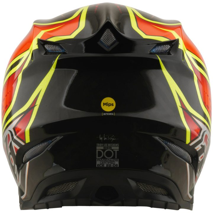 Hjelm SE5 Carbon Mips Wings Rød Sort TROY LEE DESIGNS s – billede 4