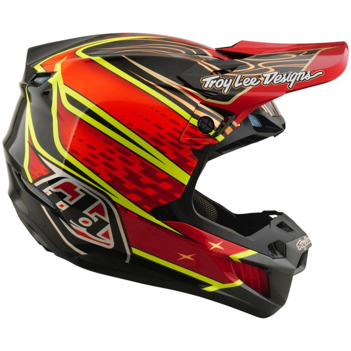 Hjelm SE5 Carbon Mips Wings Rød Sort TROY LEE DESIGNS s – billede 6