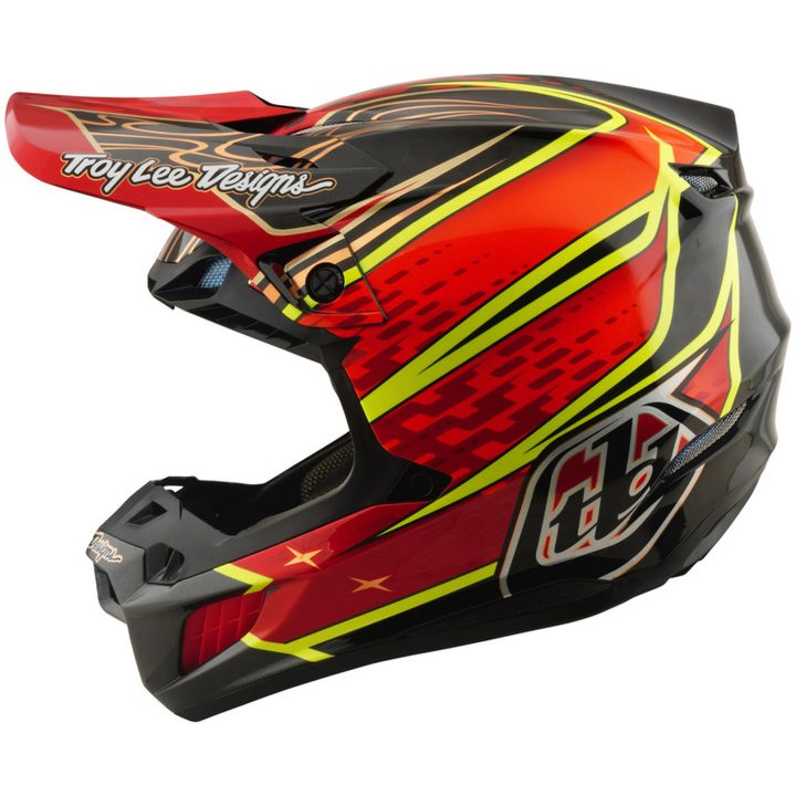 Hjelm SE5 Carbon Mips Wings Rød Sort TROY LEE DESIGNS XS – billede 2