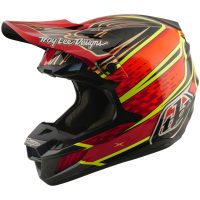 Hjelm SE5 Carbon Mips Wings Rød Sort TROY LEE DESIGNS