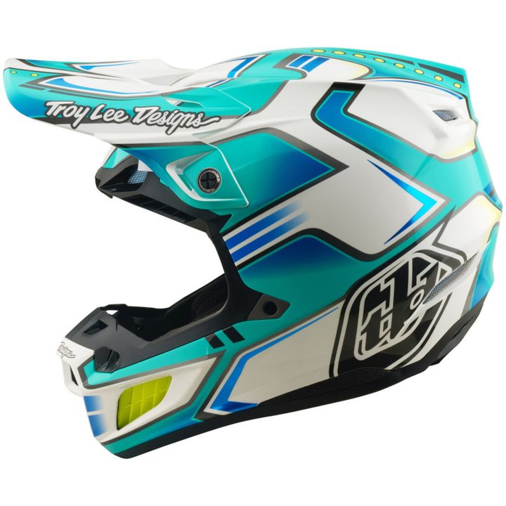 Hjelm SE5 Composite Mips Crest Turkis Hvid TROY LEE DESIGNS s – billede 2