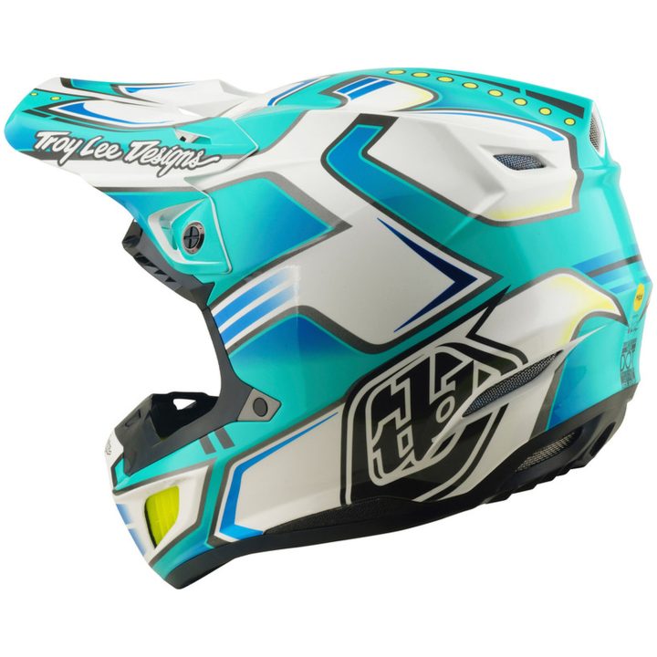 Hjelm SE5 Composite Mips Crest Turkis Hvid TROY LEE DESIGNS s – billede 3