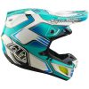 Hjelm SE5 Composite Mips Crest Turkis Hvid TROY LEE DESIGNS s – miniature 6