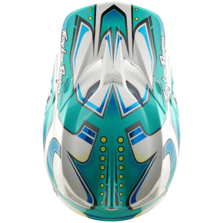 Hjelm SE5 Composite Mips Crest Turkis Hvid TROY LEE DESIGNS s – billede 8
