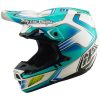 Hjelm SE5 Composite Mips Crest Turkis Hvid TROY LEE DESIGNS s – miniature 1