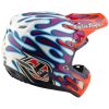 Hjelm SE5 Composite Mips Lilla Rød Hvid TROY LEE DESIGNS L – miniature 5