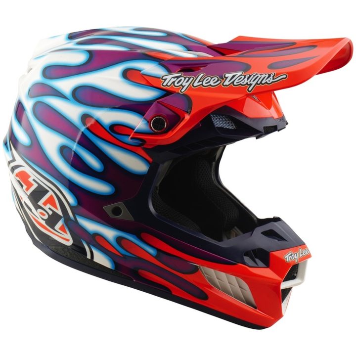Hjelm SE5 Composite Mips Lilla Rød Hvid TROY LEE DESIGNS L – billede 7