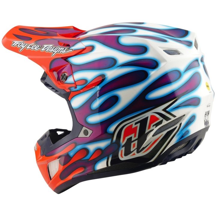 Hjelm SE5 Composite Mips Lilla Rød Hvid TROY LEE DESIGNS XS – billede 3