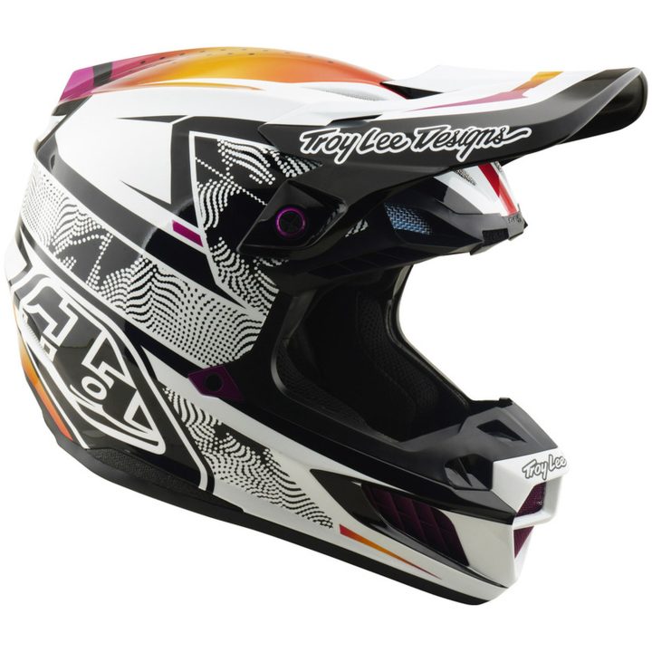 Hjelm SE5 Composite MIPS Sort Lilla Hvid TROY LEE DESIGNS XS – billede 6