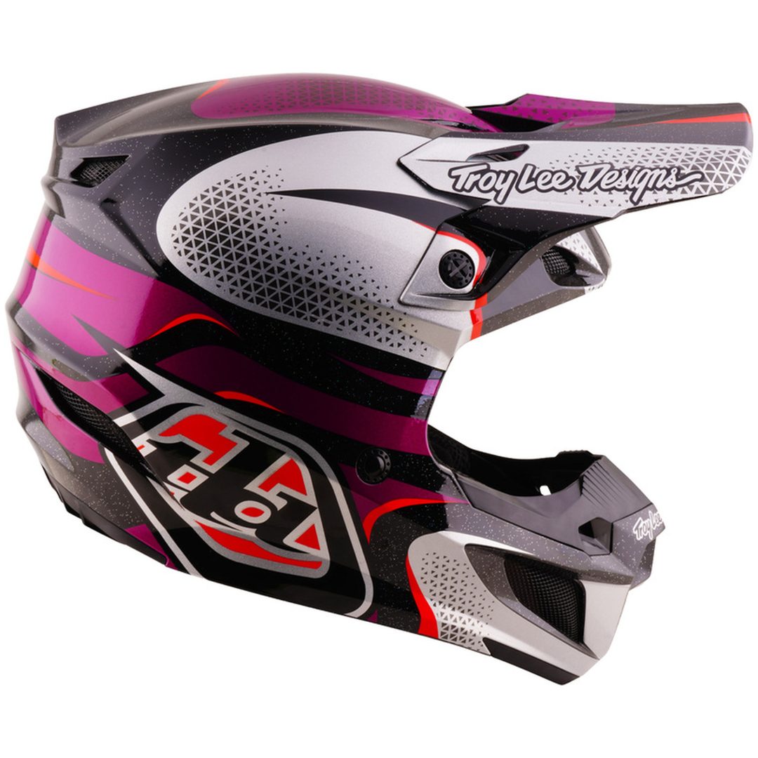 Hjelm SE5 Polycarbonate Mips Aura Lilla Sort TROY LEE DESIGNS M – billede 6