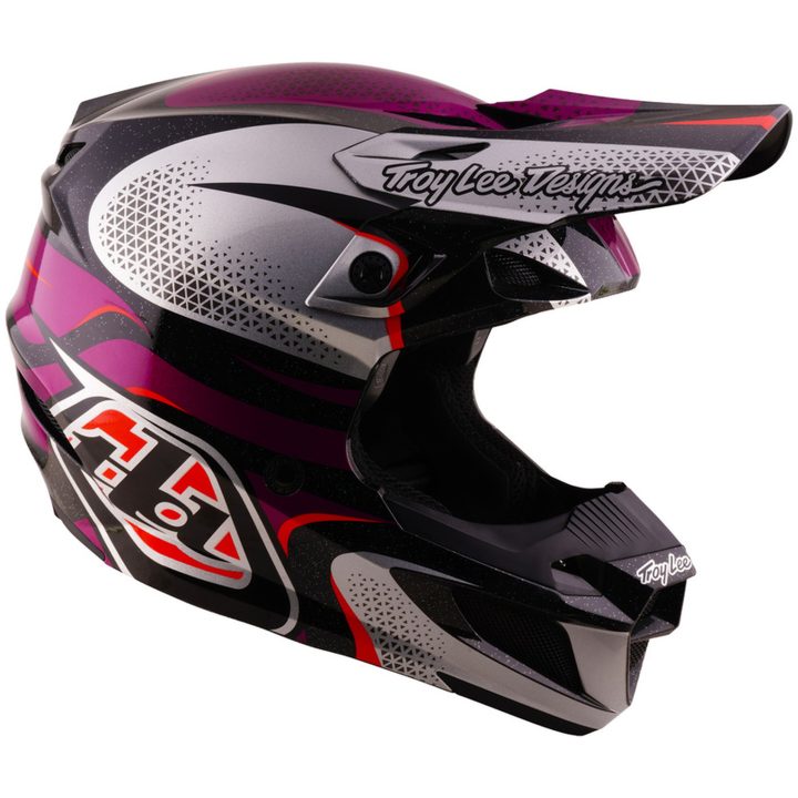 Hjelm SE5 Polycarbonate Mips Aura Lilla Sort TROY LEE DESIGNS M – billede 7