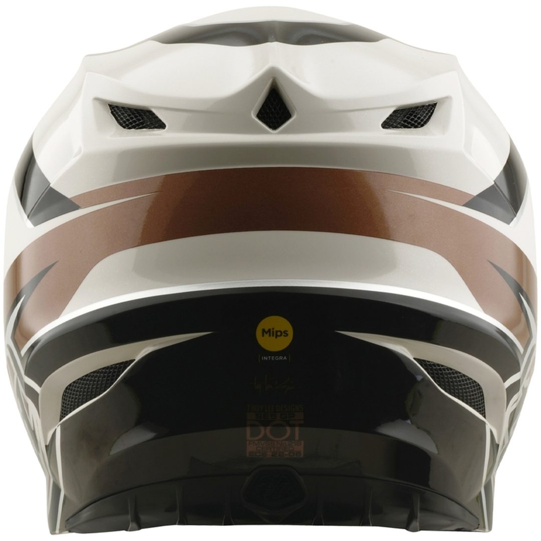 Hjelm SE5 Polycarbonate MIPS Beige Brun TROY LEE DESIGNS s – billede 4