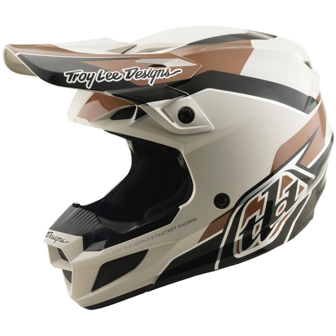 Hjelm SE5 Polycarbonate MIPS Beige Brun TROY LEE DESIGNS s