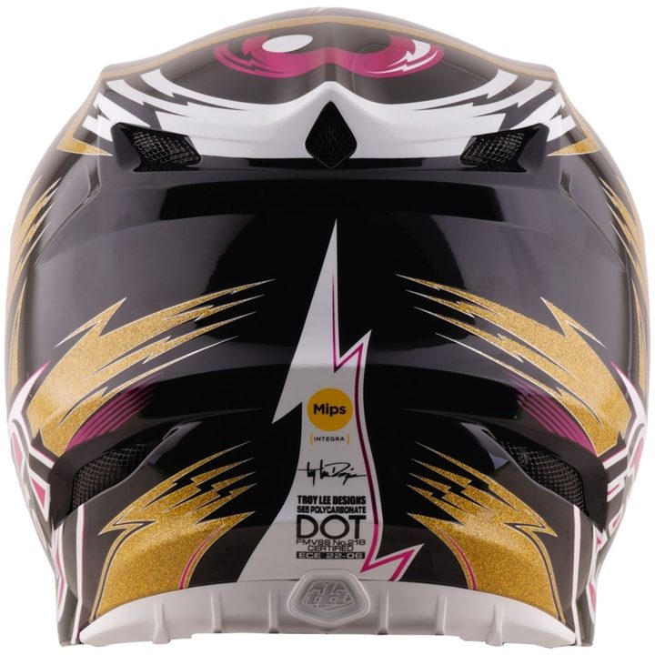 Hjelm SE5 Polycarbonate MIPS Cyclops LE Sort Guld TROY LEE DESIGNS XS – billede 4