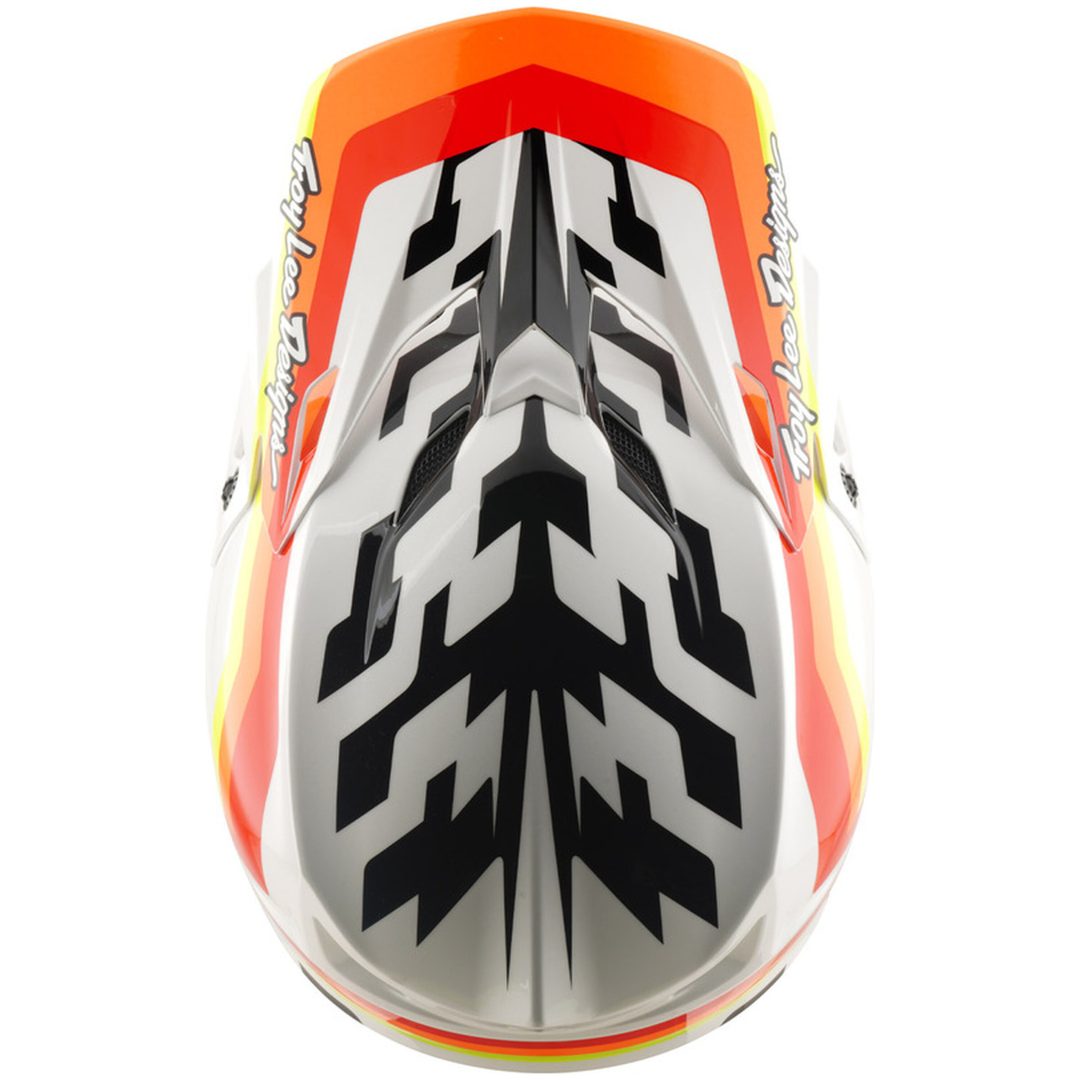Hjelm SE5 Polycarbonate MIPS Orange Hvid TROY LEE DESIGNS s – billede 8