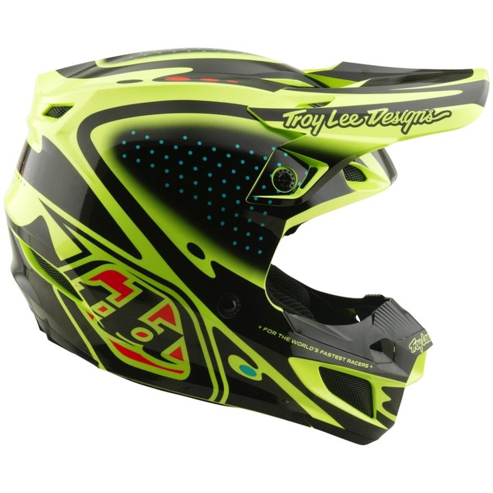 Hjelm SE5 Polycarbonate MIPS The Line Neongul TROY LEE DESIGNS s – billede 6