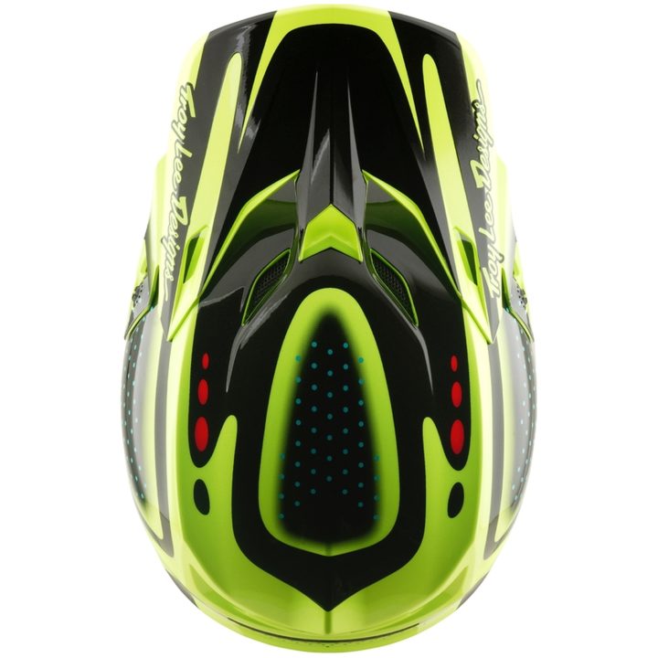 Hjelm SE5 Polycarbonate MIPS The Line Neongul TROY LEE DESIGNS s – billede 8