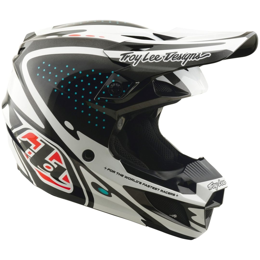 Hjelm SE5 Polycarbonate MIPS The Line Sort Hvid TROY LEE DESIGNS L – billede 7