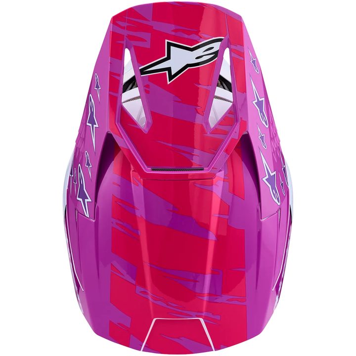Hjelm SM3 Falcon Sort Pink Lilla Hvid ALPINESTARS s – billede 7