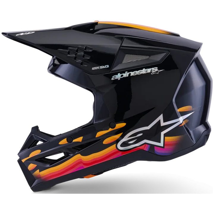 Hjelm SM3 Force Sort Blank Alpinestars XS – billede 3