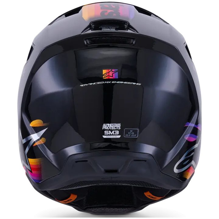 Hjelm SM3 Force Sort Blank Alpinestars XS – billede 6