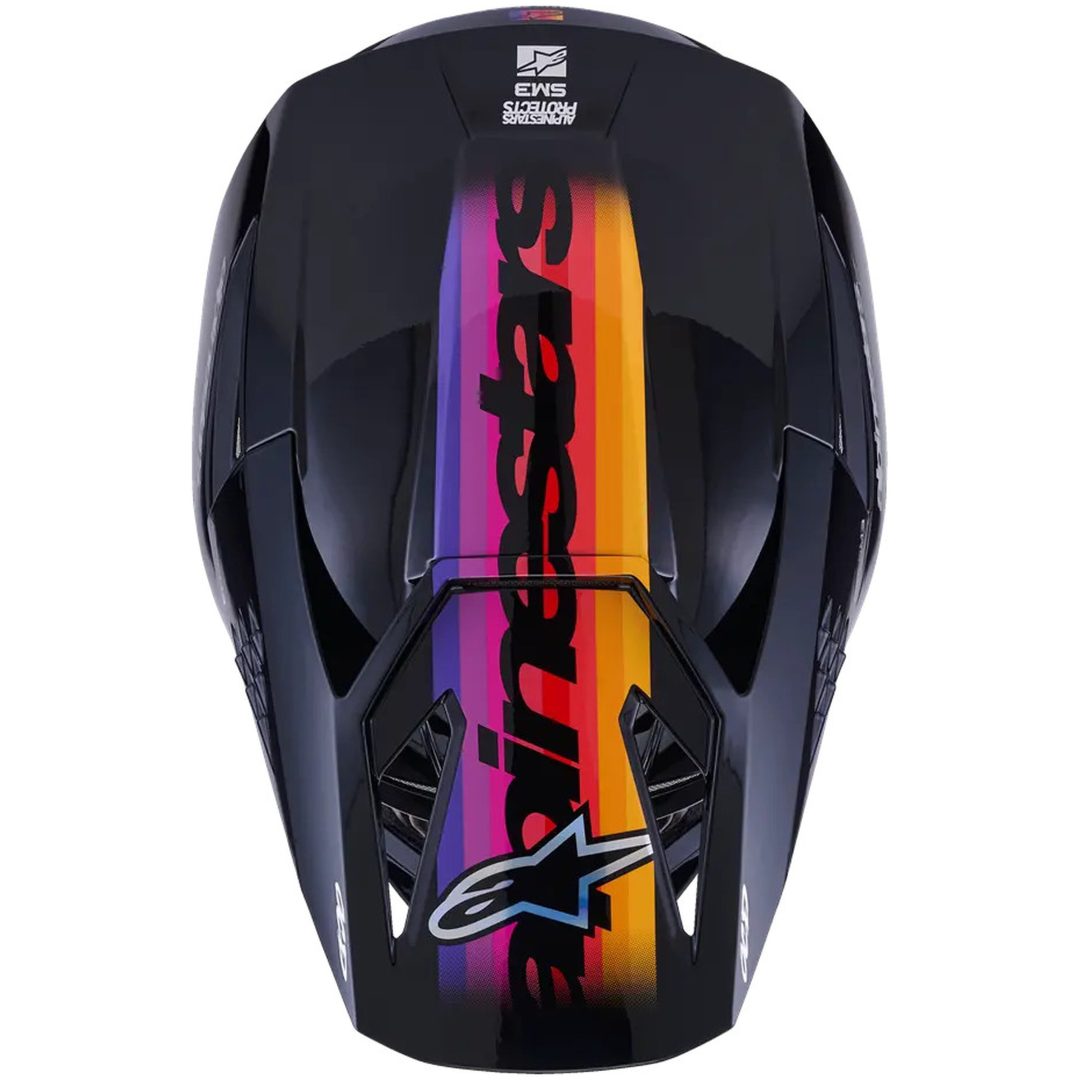 Hjelm SM3 Force Sort Blank ALPINESTARS(MX) XS – billede 2