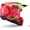 Hjelm SM3 Fray Sort Rød Gul Alpinestars XL – miniature 6