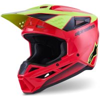 Hjelm SM3 Fray Sort Rød Gul Alpinestars