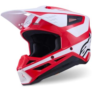 Hjelm SM3 Heat Sort Rød Hvid ALPINESTARS