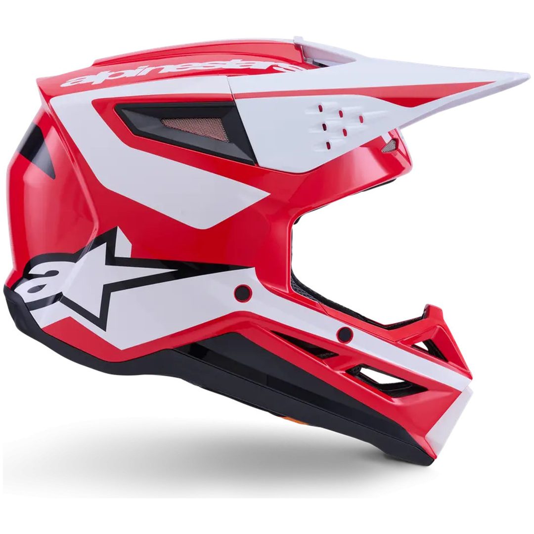 Hjelm SM3 Heat Sort Rød Hvid ALPINESTARS XS – billede 6