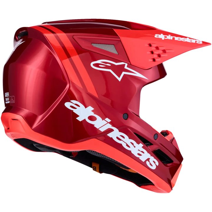 Hjelm SM3 Radium Rød Hvid ALPINESTARS XS – billede 2