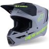 Hjelm SM3 Radium Sort Grå Gul Mat ALPINESTARS(MX) XS – miniature 1