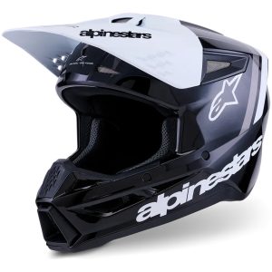 Hjelm SM3 Radium Sort Grå Hvid ALPINESTARS