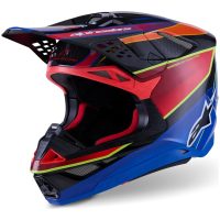 Hjelm Supertech M10 Era MIPS Pink Lilla Gul Alpinestars