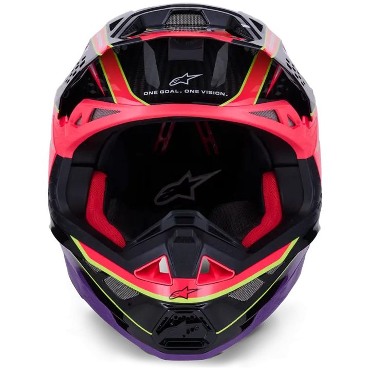 Hjelm Supertech M10 Era MIPS Pink Lilla Gul Alpinestars XS – billede 2