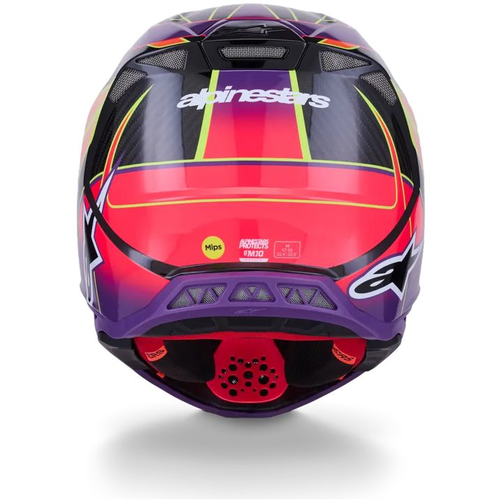 Hjelm Supertech M10 Era MIPS Pink Lilla Gul Alpinestars XS – billede 4