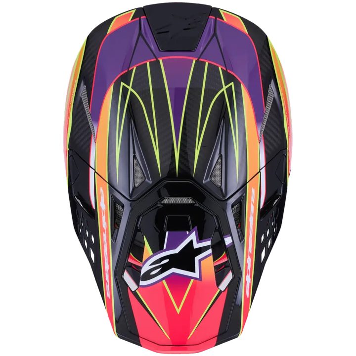 Hjelm Supertech M10 Era MIPS Pink Lilla Gul Alpinestars XS – billede 7