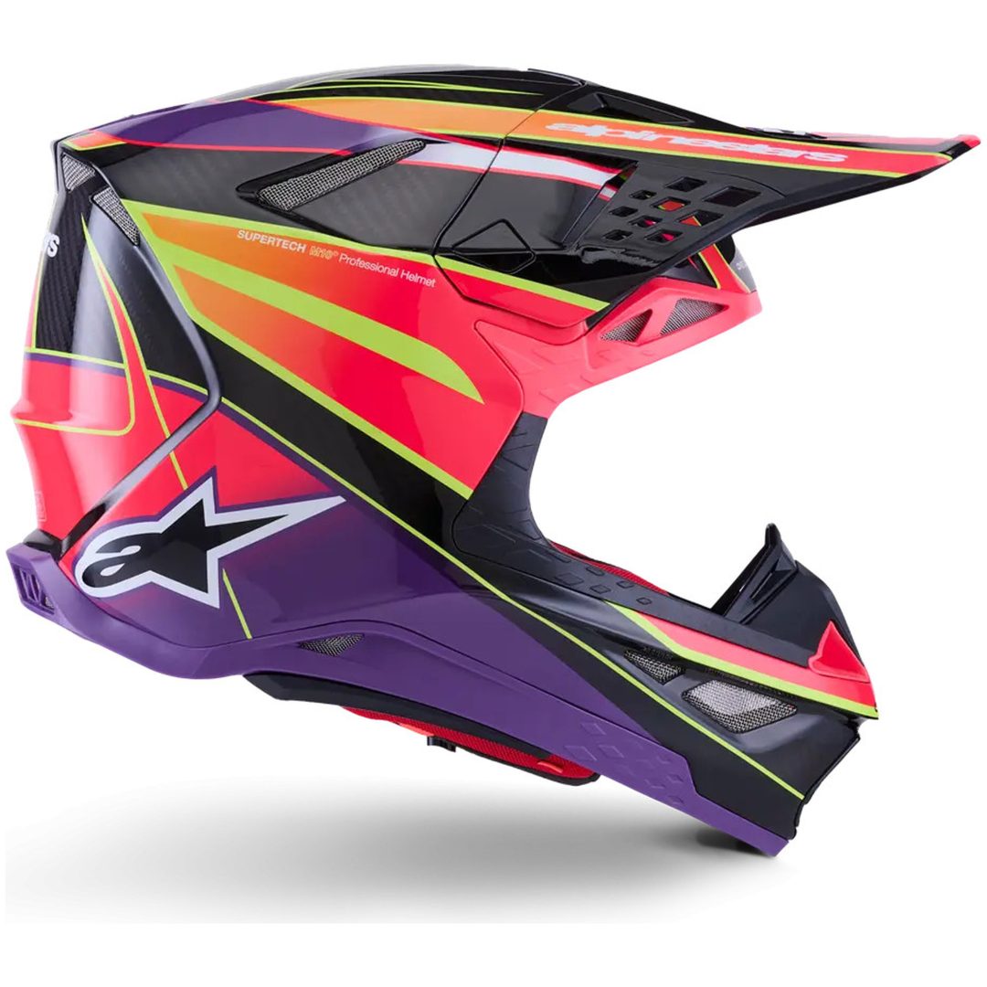 Hjelm Supertech M10 Era MIPS Pink Lilla Gul ALPINESTARS(MX) XS – billede 5