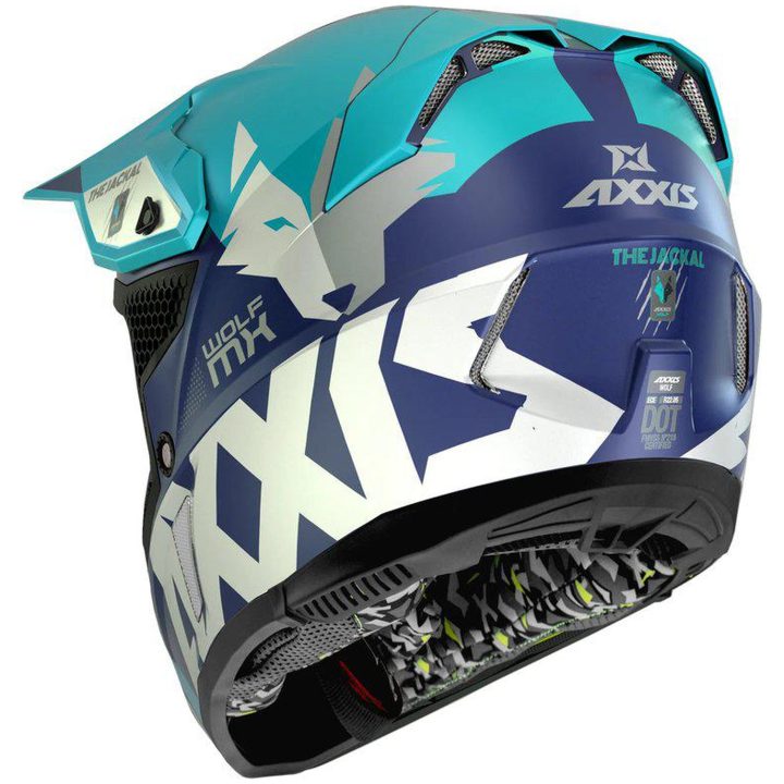 Hjelm Wolf Matblå AXXIS – billede 2