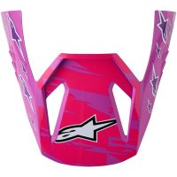 Hjelmskærm Børn SM3 Falcon Pink Lilla Hvid Alpinestars