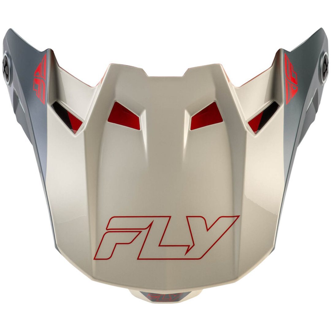 Hjelmskærm Formula CC Glide Sort/Rød/Grå FLY RACING M/L