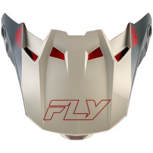 Hjelmskærm Formula CC Glide Sort/Rød/Grå FLY RACING