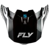 Hjelmskærm Formula S Carbon Byte Sort/Grå/Sølv FLY RACING