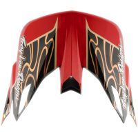 Hjelmskærm SE5 Carbon Wings Rød TROY LEE DESIGNS