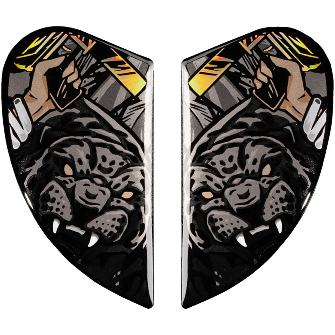 Hjelmtilbehør Airframe Pro Side Plate Guld ICON En storlek
