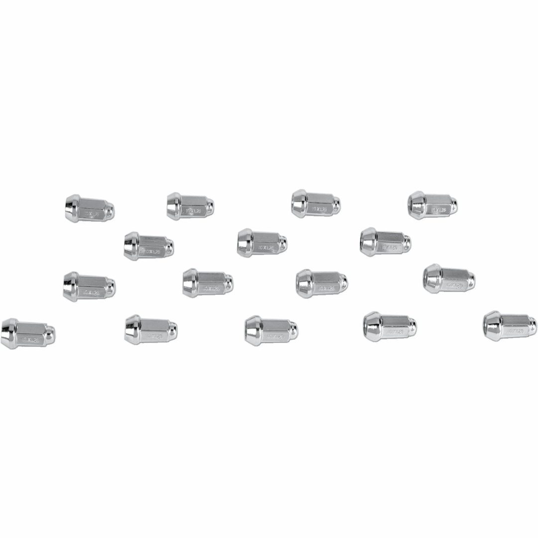 Hjulmøtrikker Sølv Krom ITP 10mm